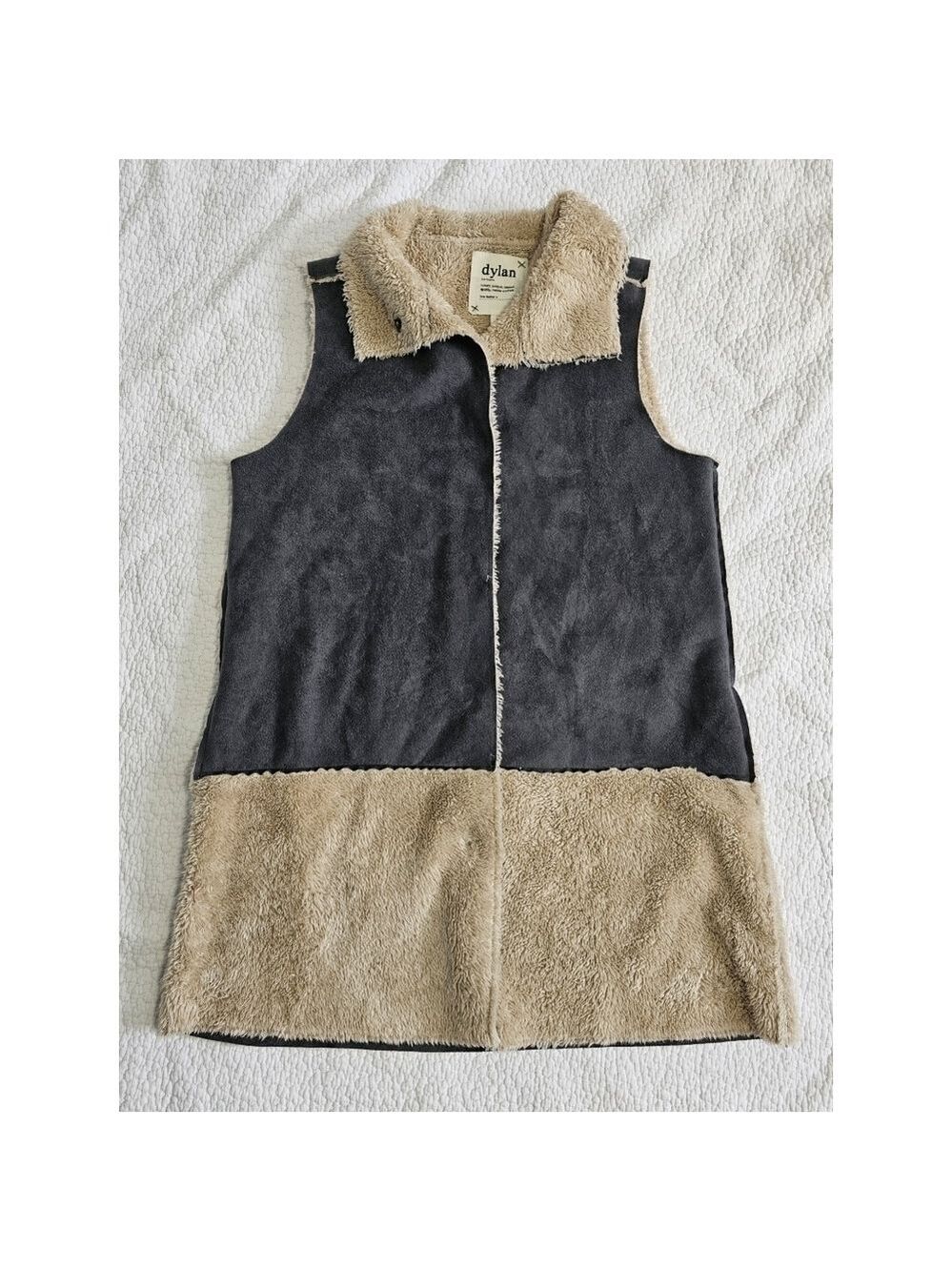 NWOT Dylan by True Grit Faux Fur Vest